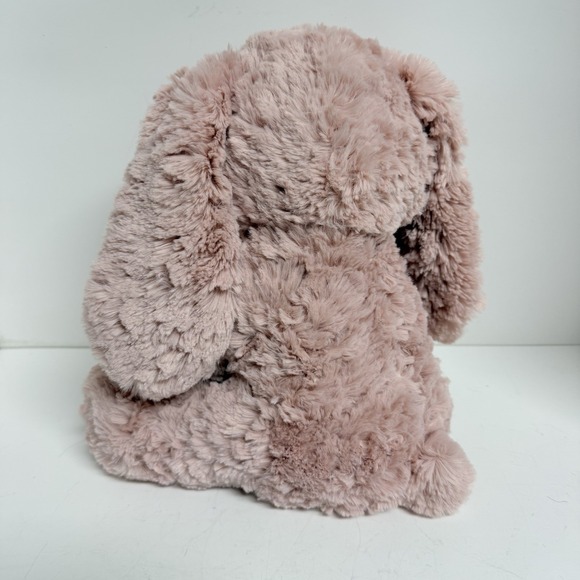 Walmart 10" Curly Haired Pink Bunny Rabbit Plush Soft Stuffed Animal Easter 2023 - Picture 3 of 6